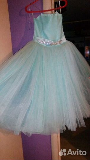 Пышное бальное платье