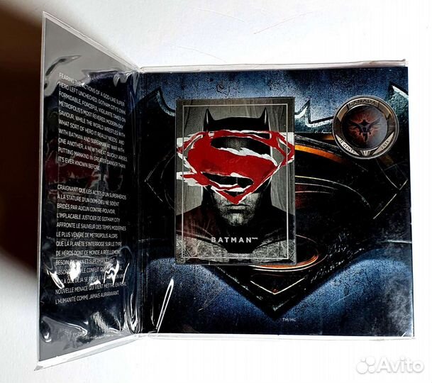 25 Центов 2016 Канада Редкий набор Бэтмен Супермен