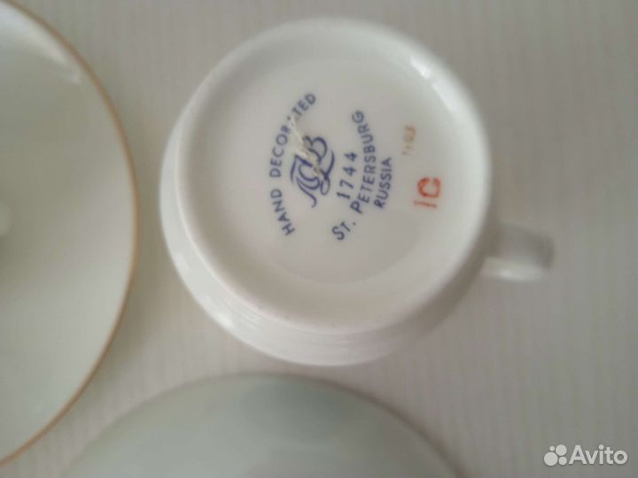 Кофейные пары костяной фарфор лфз