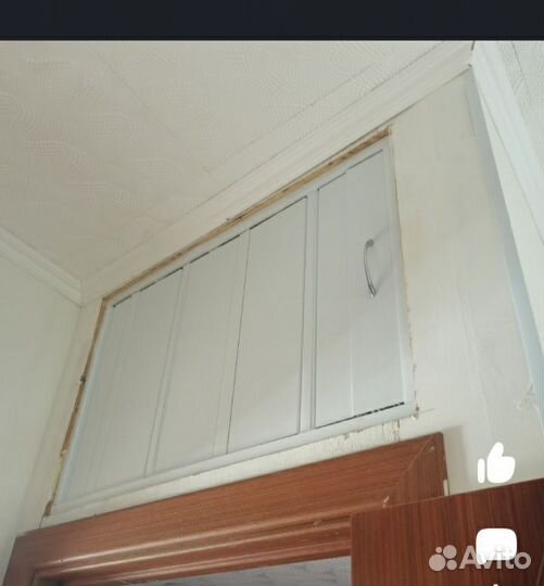 Дверь гармошка антресольная