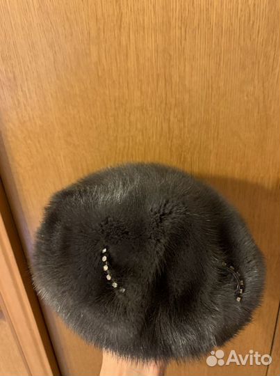 Берет норковый