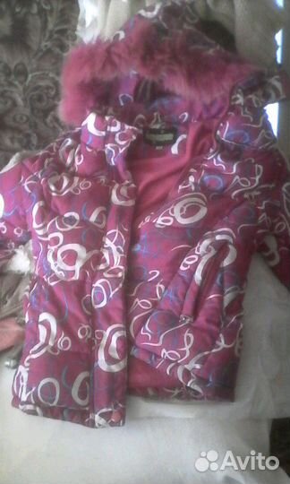 Куртка на девочку зимняя