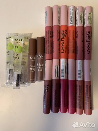 NYX новое жидкая помада и карандаш