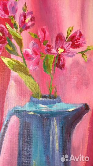 Картина маслом на холсте натюрморт