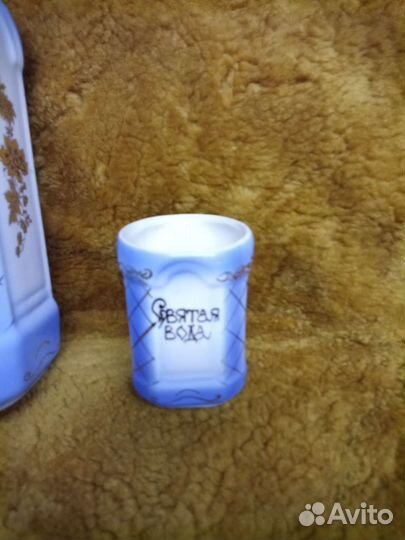 Графин для святой воды с рюмкой