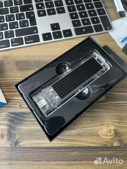 Внешний корпус для SSD M2 Orico TCM2F-C3 (черный)