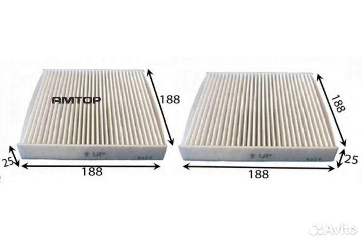 Azumi AC32183SET Фильтр салона BMW X3 F25, X4 F26