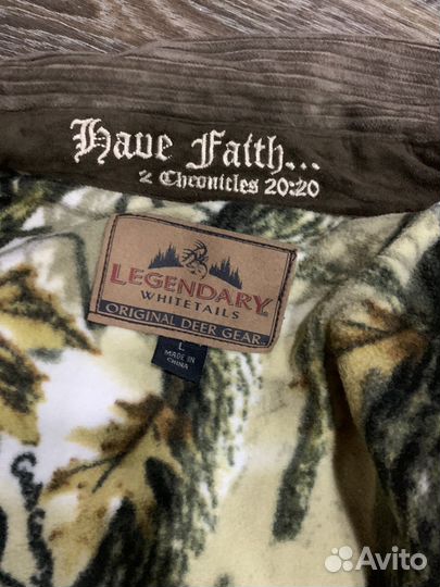 Плотный вельветовый овершот legendary Whitetails