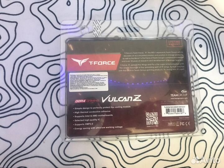 Оперативная память ddr4 16gb 3200 Team Force Vulca