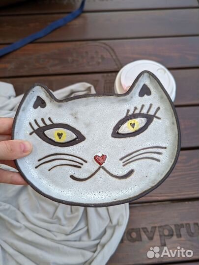 Блюдце ручной работы