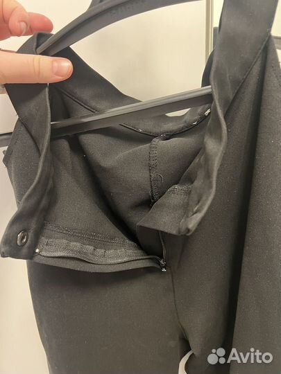 Брюки клёшь чёрные xs