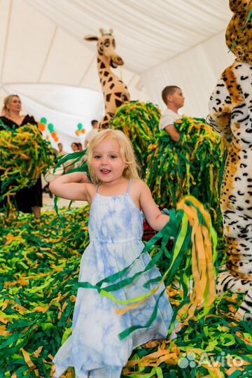 Аниматоры, бумажная дискотека, шоу, выпускной