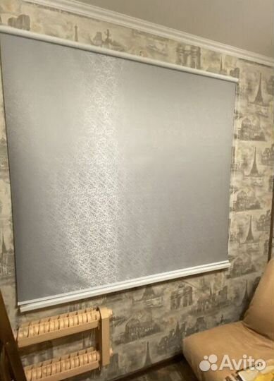 Рулонные шторы в коробе и с направляющими O9748