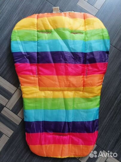 Матрасик накидка на стул в коляску