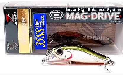 Воблеры Zipbaits Rigge 35SS (9 цветов). Япония