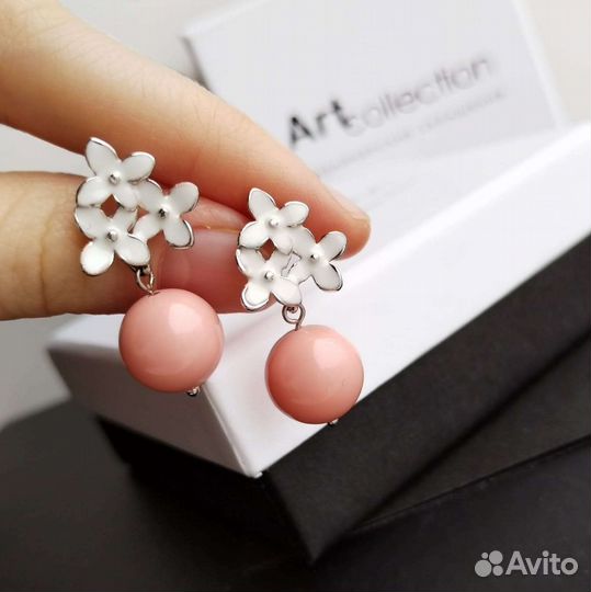 Swarovski серьги новые