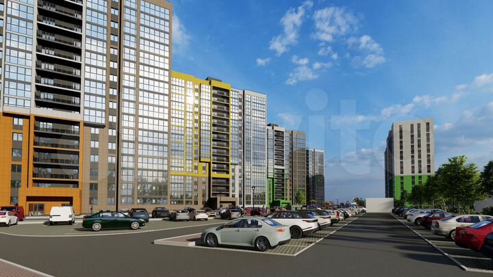 Квартира-студия, 34,9 м², 16/17 эт.