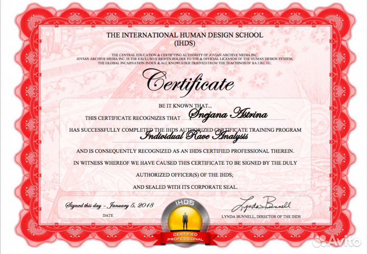 Аналитик Дизайна Человека