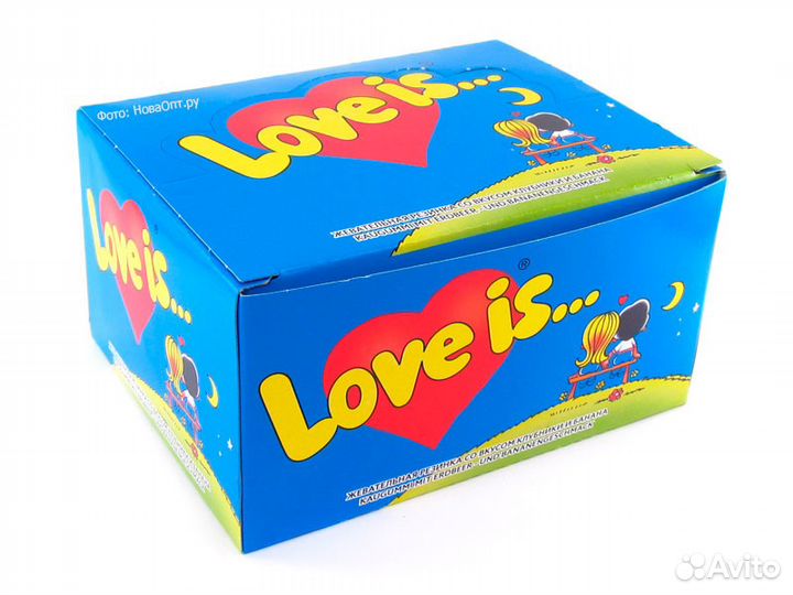 Жвачка Love is со вкусом Клубника-Банан