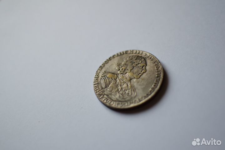 Монета Петр 1724 Рубль - 