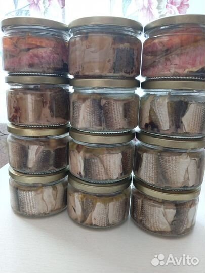 Рыбные консервы Кефаль Барабуля Бычки Ставрида