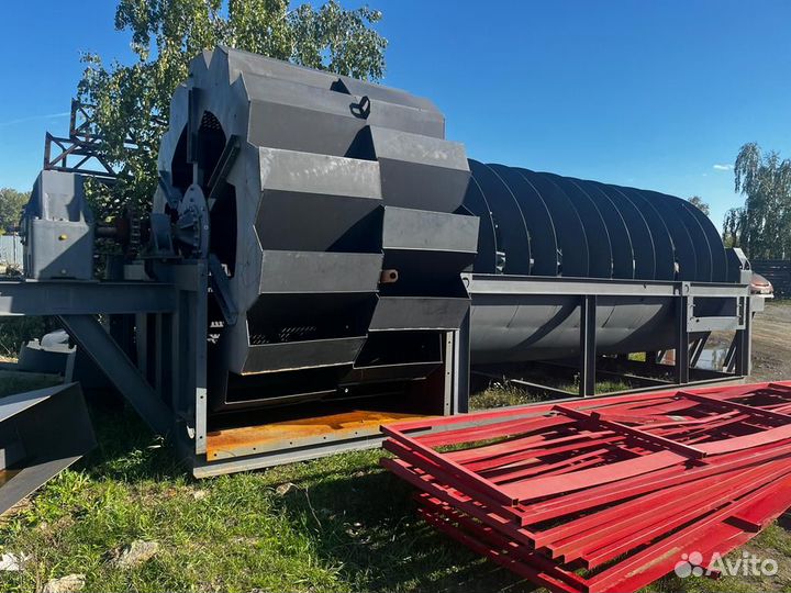 Пескомойка ковшевая со спиралью пк-2х2,66