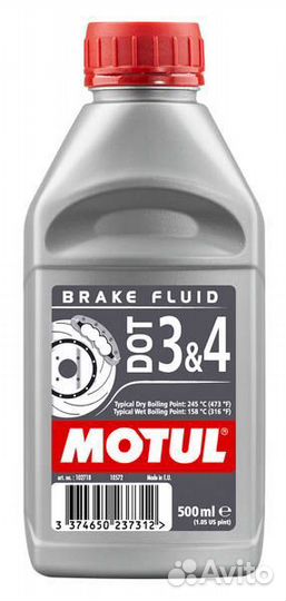 Жидкость тормозная Motul DOT 3&4 FL 0.5л