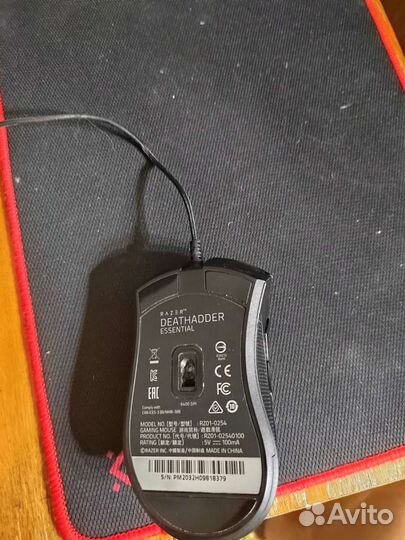 Razer deathadder essential с ковриком