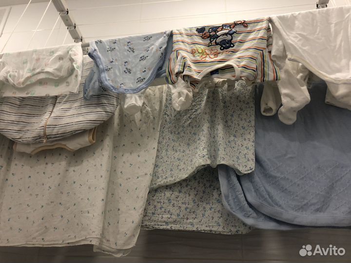 Детские вещи коробкой от 0-3 мес