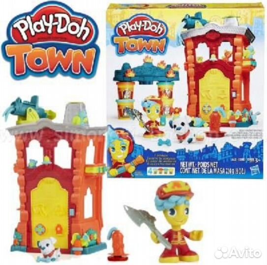 Игровой набор Play-Doh Город Пожарная станция