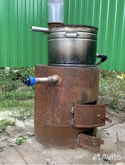 Печь для обогрева бассейна,теплицы