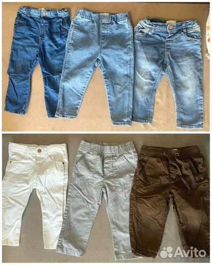 Одежда пакетом для мальчика 6 - 18 месяцев