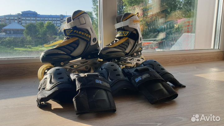 Ролики с комплектом защиты