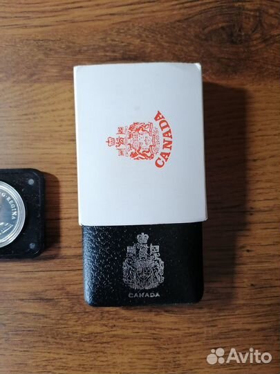 1 доллар Канада серебро 100 лет городу