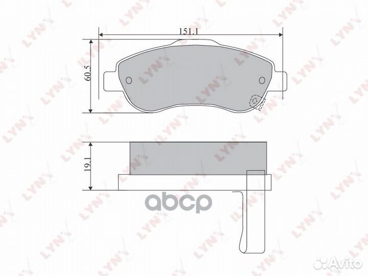 Колодки тормозные дисковые перед BD3418 SX