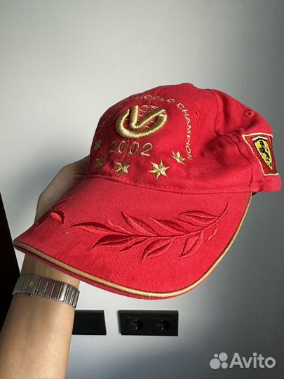 Бейсболка кепка michael schumacher красная