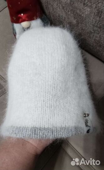 Шапочка бини из пуха норки