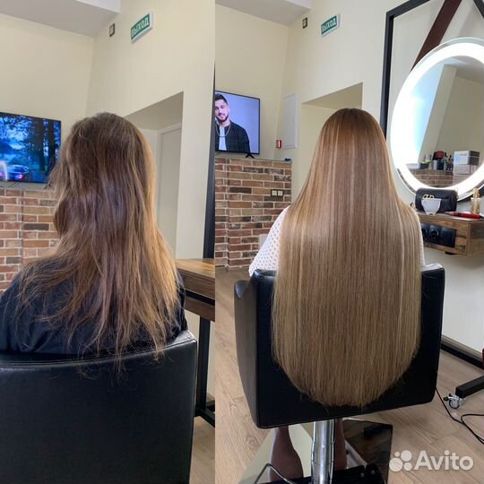 Безопасное наращивание волос