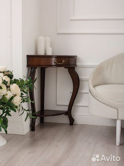 Консоль Угловая Элегант орех арт58392