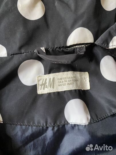 Куртка ветровка Н&М disney 122 мини Маус