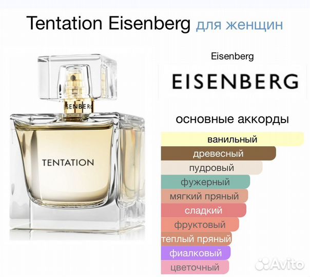 Духи женские Eisenberg Tentation 100 ml
