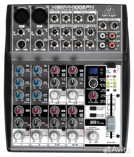 Микшерный пульт Behringer + аксессуар