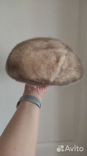Берет кепка норковая р 54 56 шапка