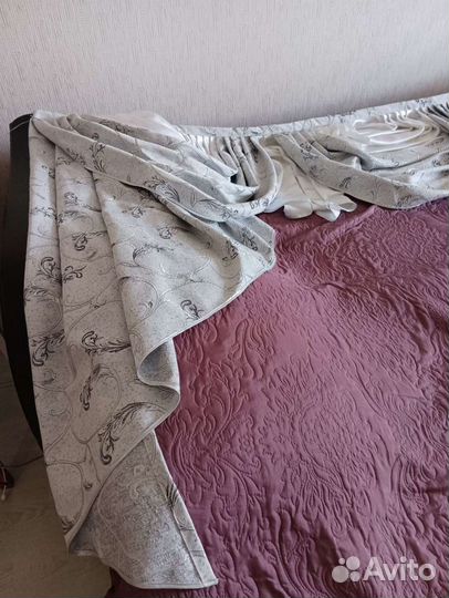 Ламбрекен из джаккардовой ткани 3м