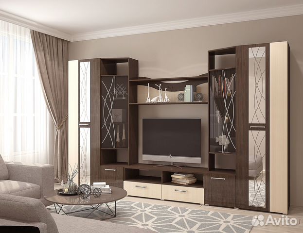 Стенка Гамма с зеркалами