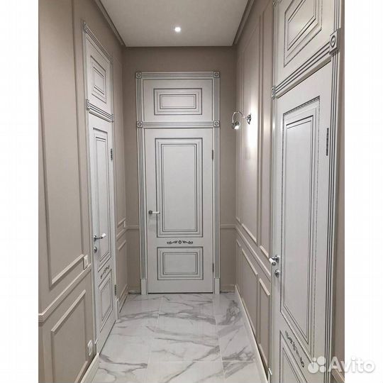 Межкомнатная дверь Тоскана-2 Ваниль со стеклом