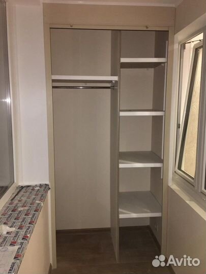 Шкаф с рольставнями на балкон по вашему эскизу