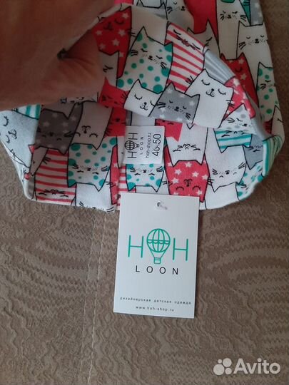 Новая шапка Hohloon для девочки 46-48 см