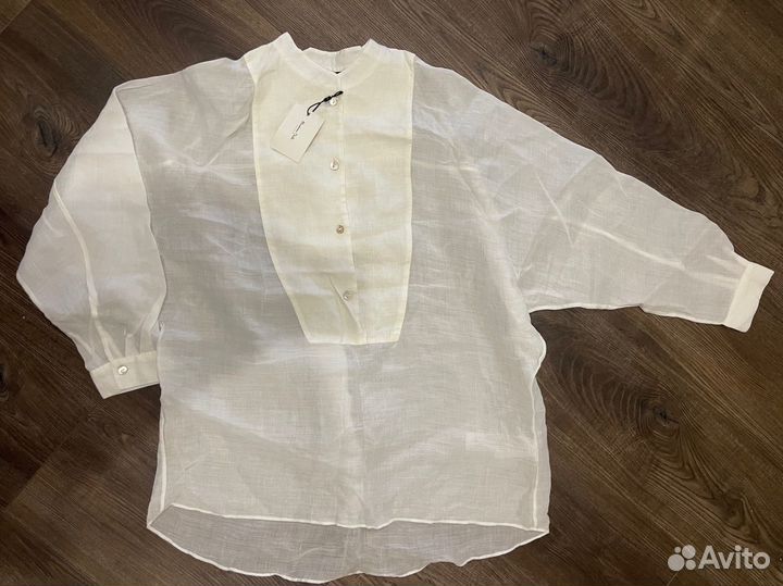 Massimo dutti рубашка лен