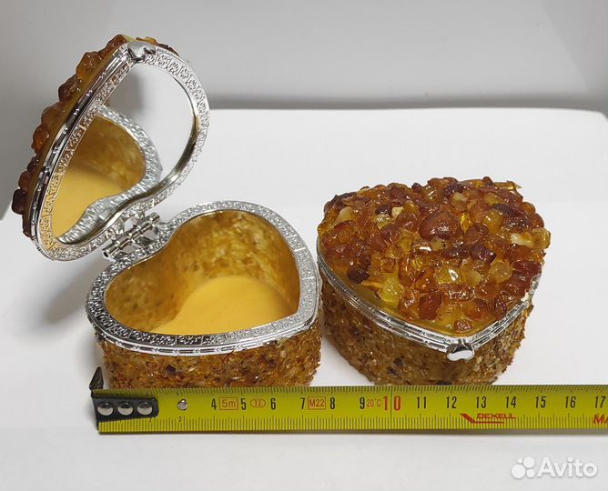 Янтарь шкатулка